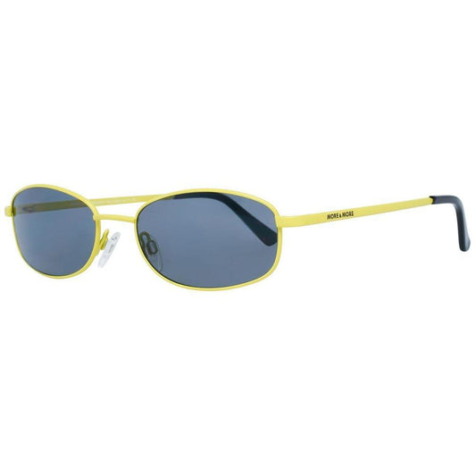 More & More Yellow Metal Sunglasses M&MM5452054111AC