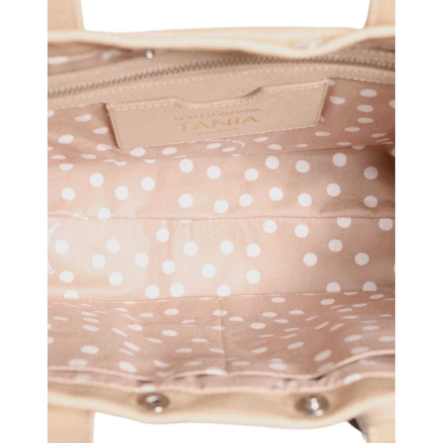 Dolce & Gabbana Multicolor Floral Canvas TANIA Top Handle Tote Bag