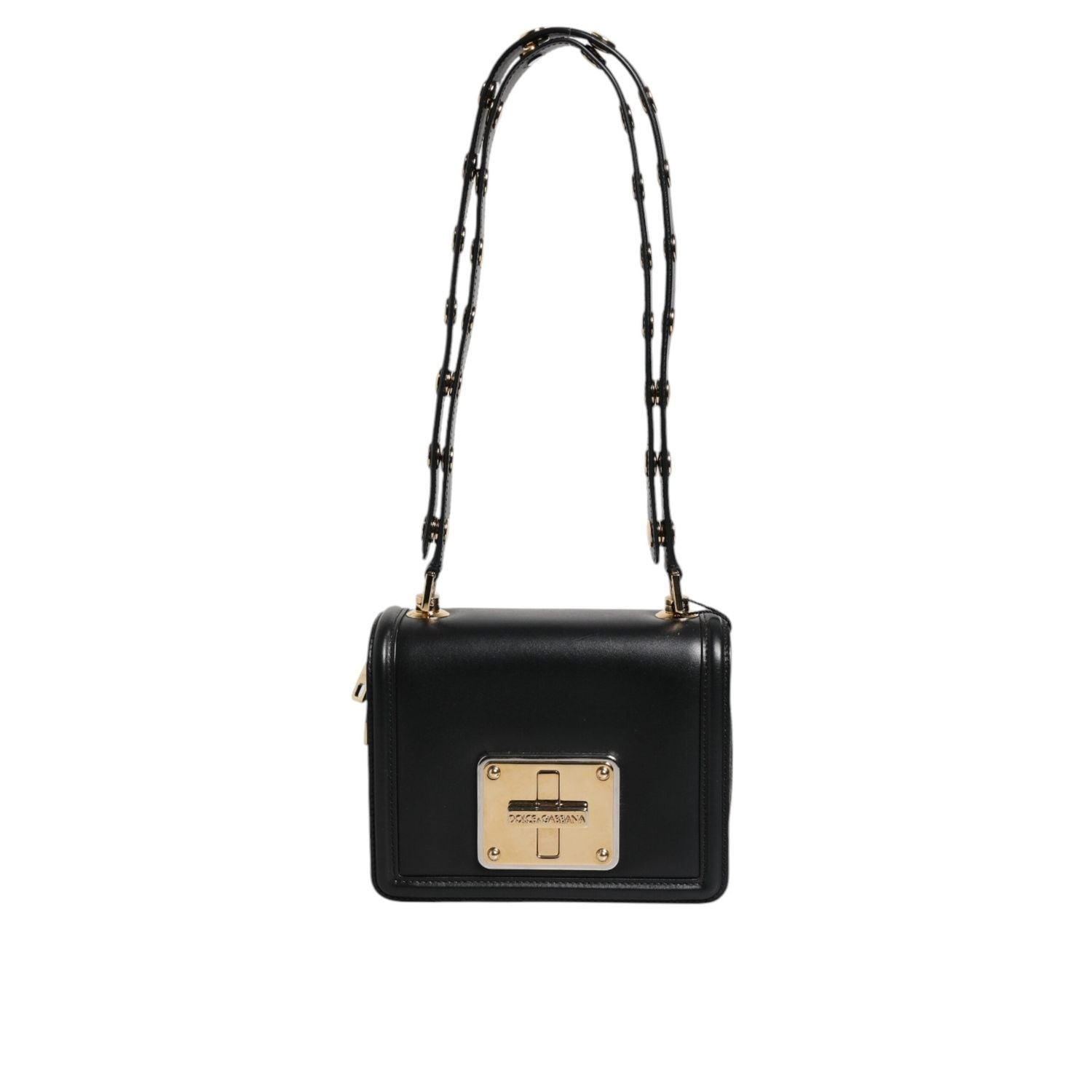 Front view with bag zipped and handles upright.