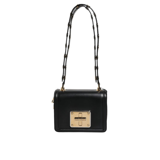 Dolce & Gabbana Black Joy Therapy Lola Studded Leather Crossbody Bag