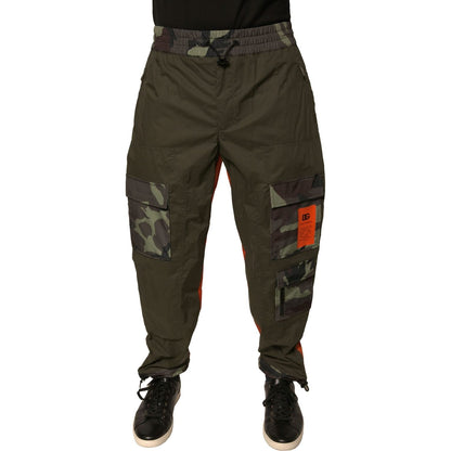 Dolce & Gabbana Multicolor Camouflage Jogger Cargo Pants