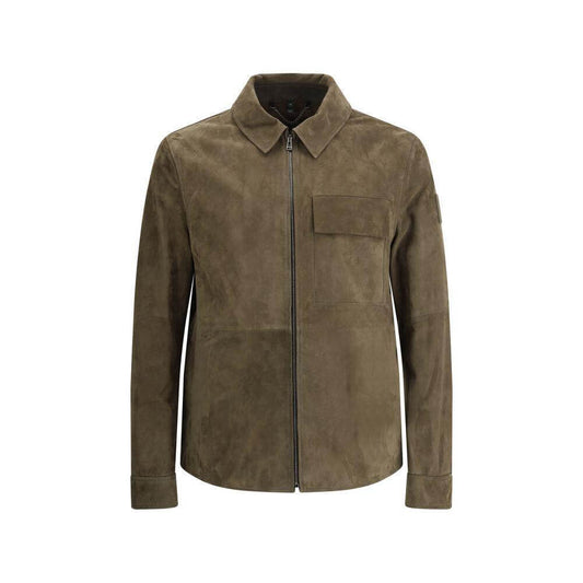 Belstaff Suede leather Jacket BE-105447AMYOV-M