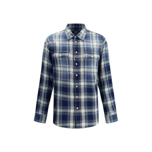 Dsquared² Cotton check Shirt DS-S74DM0899D35206001F-IT48 | M