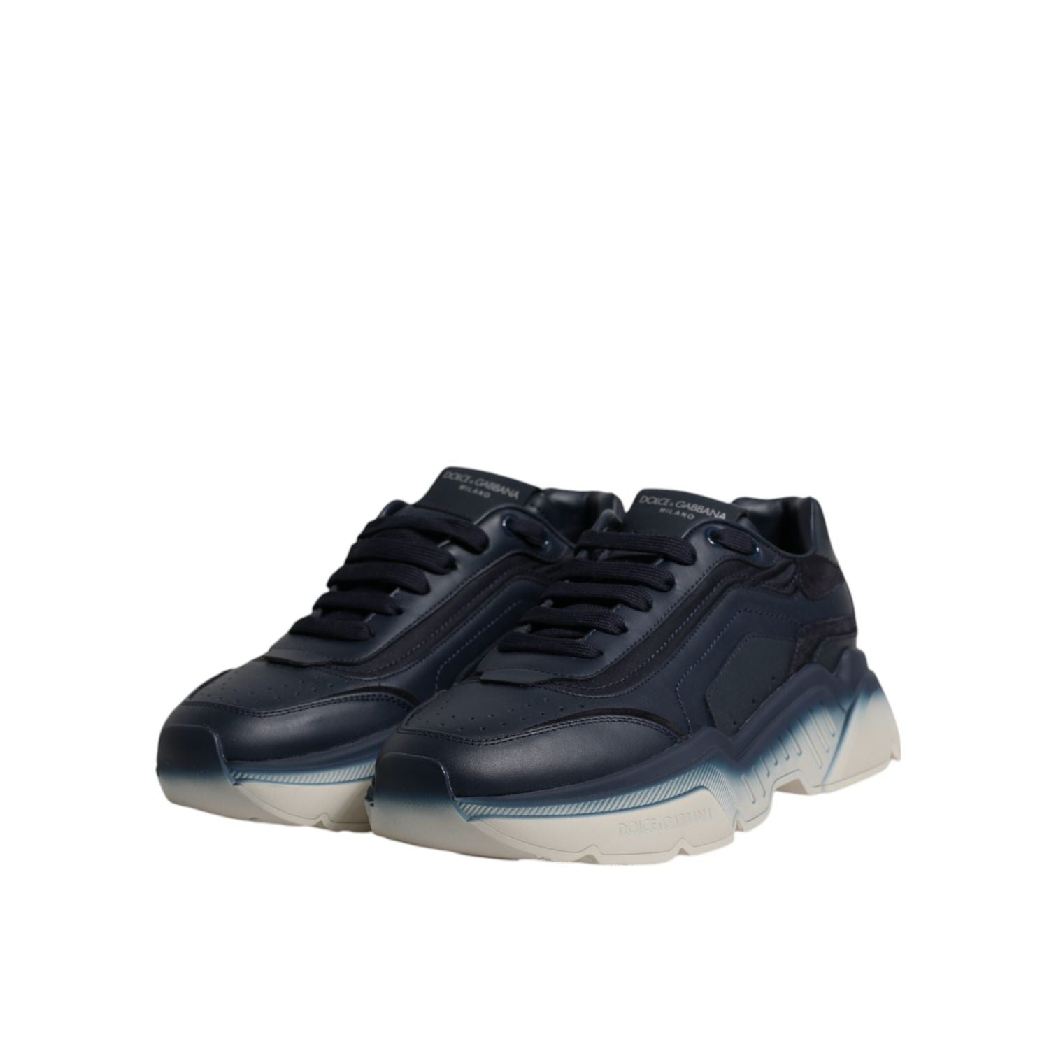 Dolce & Gabbana Navy Blue Daymaster Low Top Men Sneakers Shoes