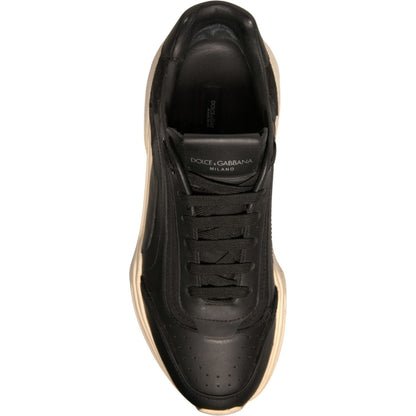 Dolce & Gabbana Black White Daymaster Low Top Sneakers Shoes
