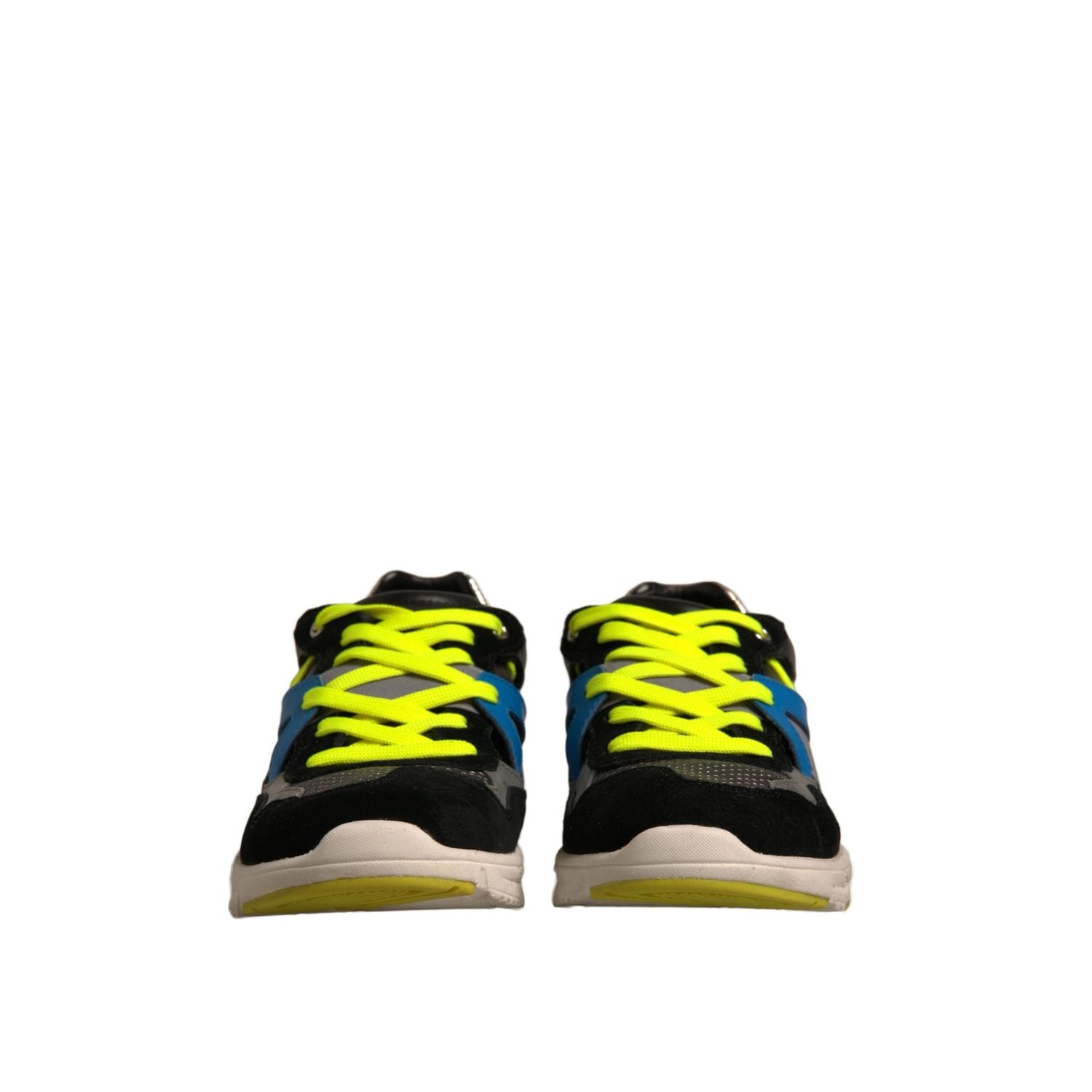 Dolce & Gabbana Multicolor Suede Low Top Sneakers Shoes