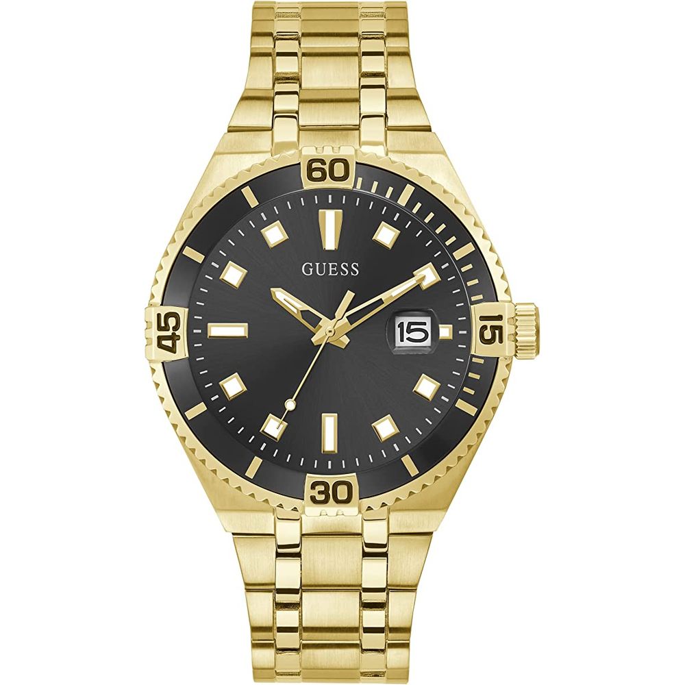 Guess Gold Stainless Steel Dress Watch