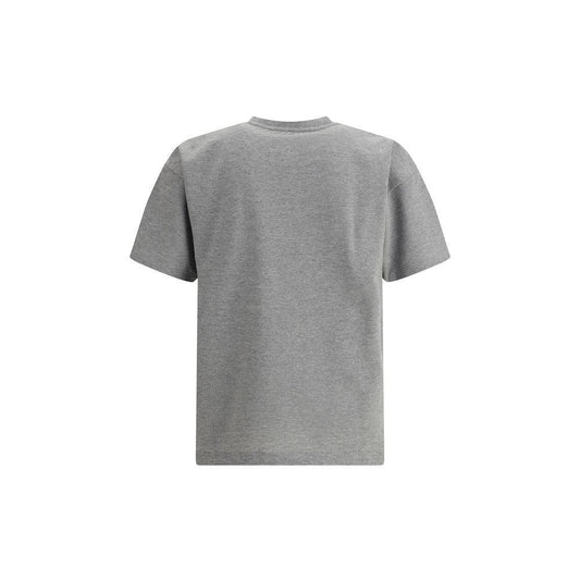 Saint Laurent Grey Cotton Oversized T-shirt SA781566Y37HC1482BB-M-FBB-366