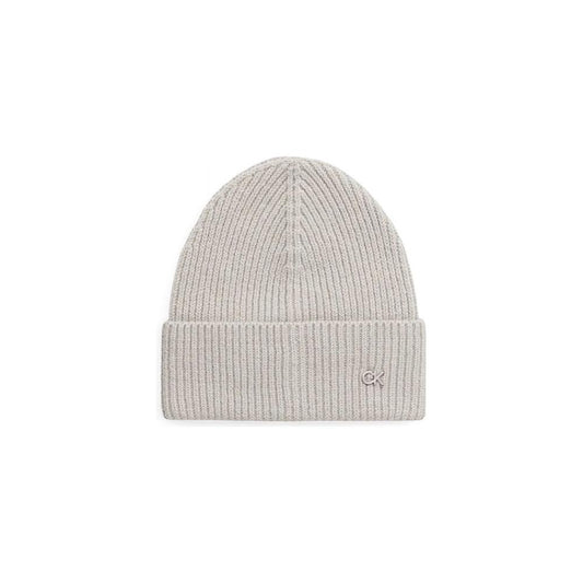 Calvin Klein Gray Wool Hat