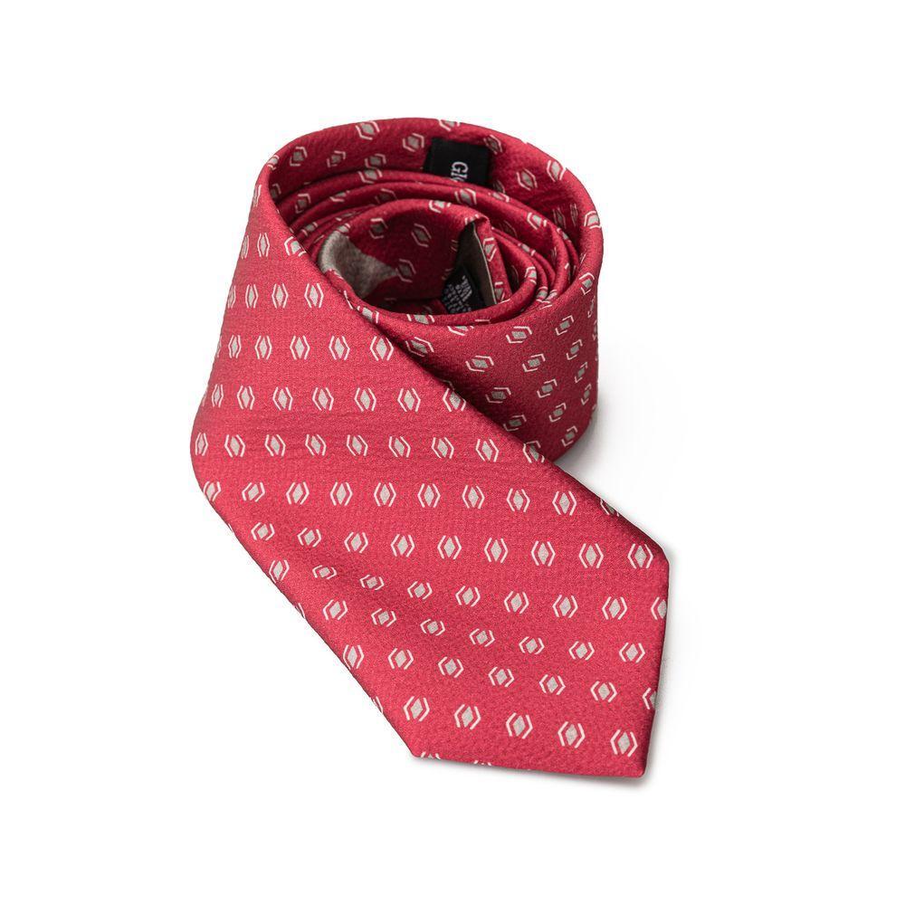 Giorgio Armani Red Silk Ty