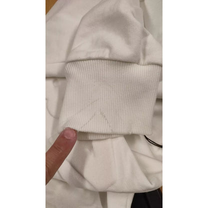 Dolce & Gabbana White Cotton Women Sweatpants Trouser Pants