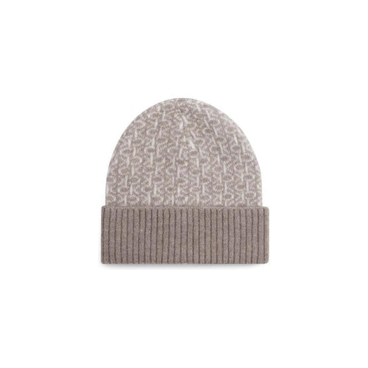 Calvin Klein Beige Alpaca Leather Hat