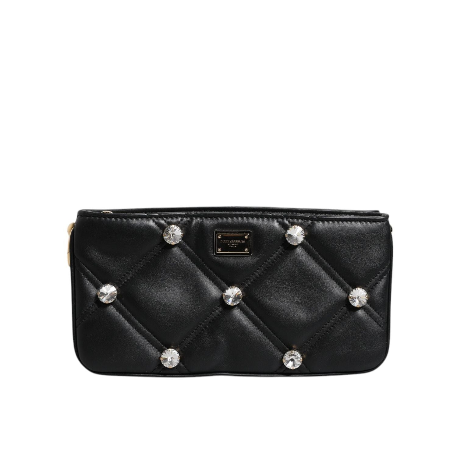 Front view with bag zipped and handles upright.