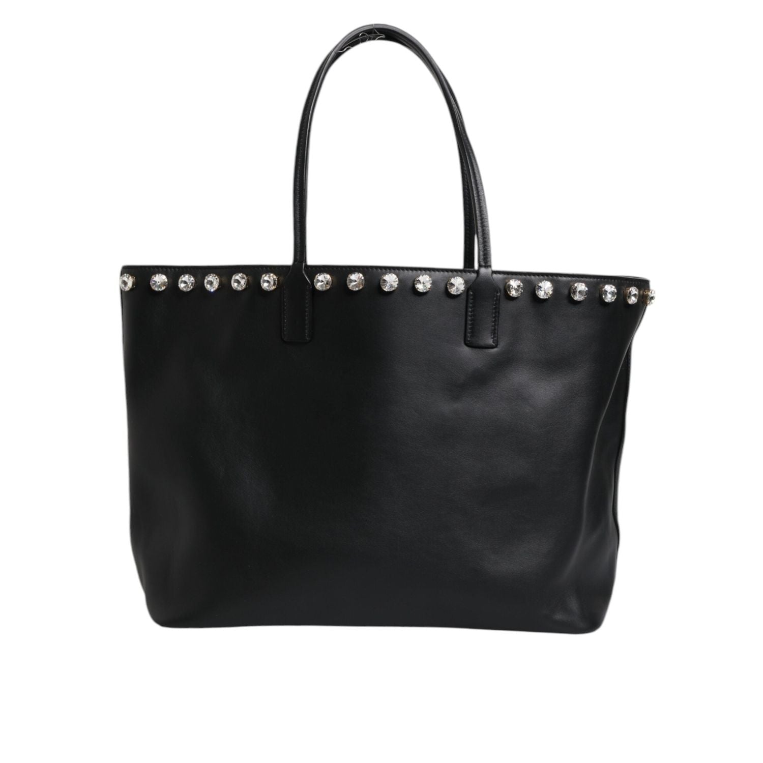 Front view with bag zipped and handles upright.