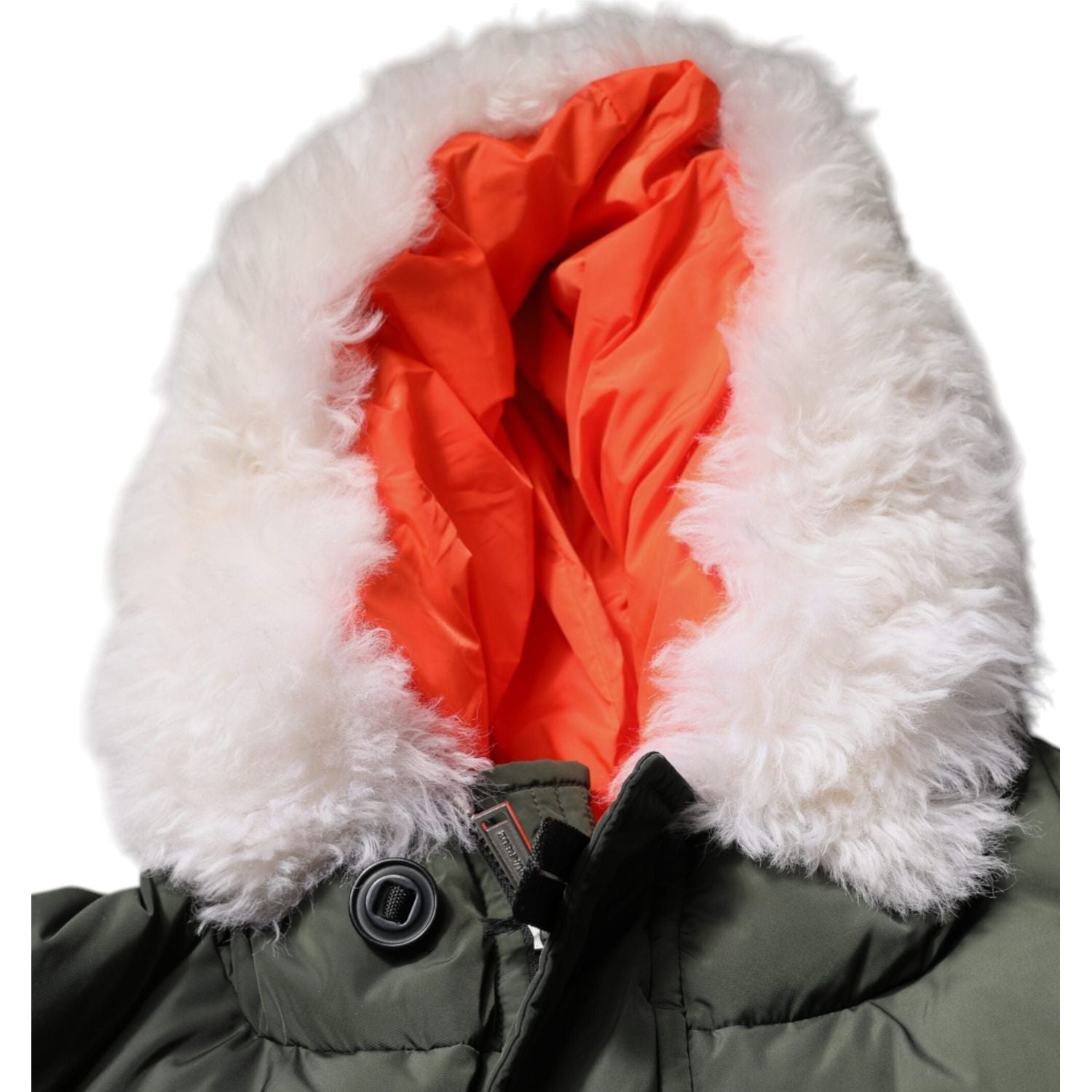 Front view with bag zipped and handles upright.