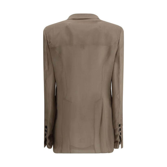 Rick Owens Double-breasted Blazer RI-RP01E7756S64-IT42 | L
