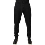 Dolce & Gabbana Black Cotton Jogger Jogging Pants PAN76019-46