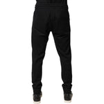 Dolce & Gabbana Black Cotton Jogger Jogging Pants PAN76019-46
