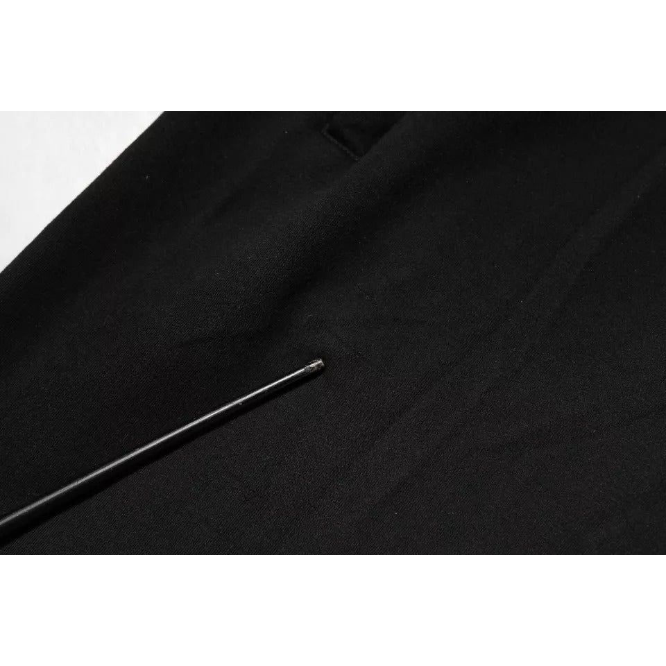 Dolce & Gabbana Black Cotton Jogger Jogging Pants PAN76019-46
