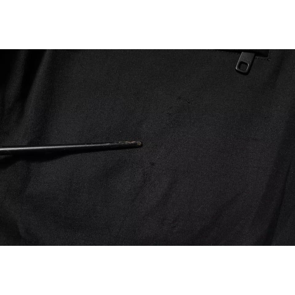 Dolce & Gabbana Black Cotton Jogger Jogging Pants PAN76019-46