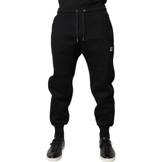 Dolce & Gabbana Black Modal Jogger Jogging Pants PAN76020-48