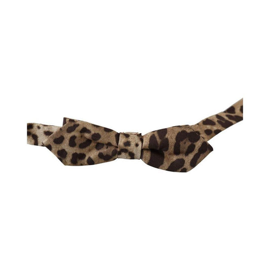 Dolce & Gabbana Brown Silk Ties & Bowty DO&-1002-ONE SIZE