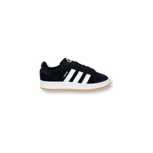 Adidas Black Suede Leather Sneaker