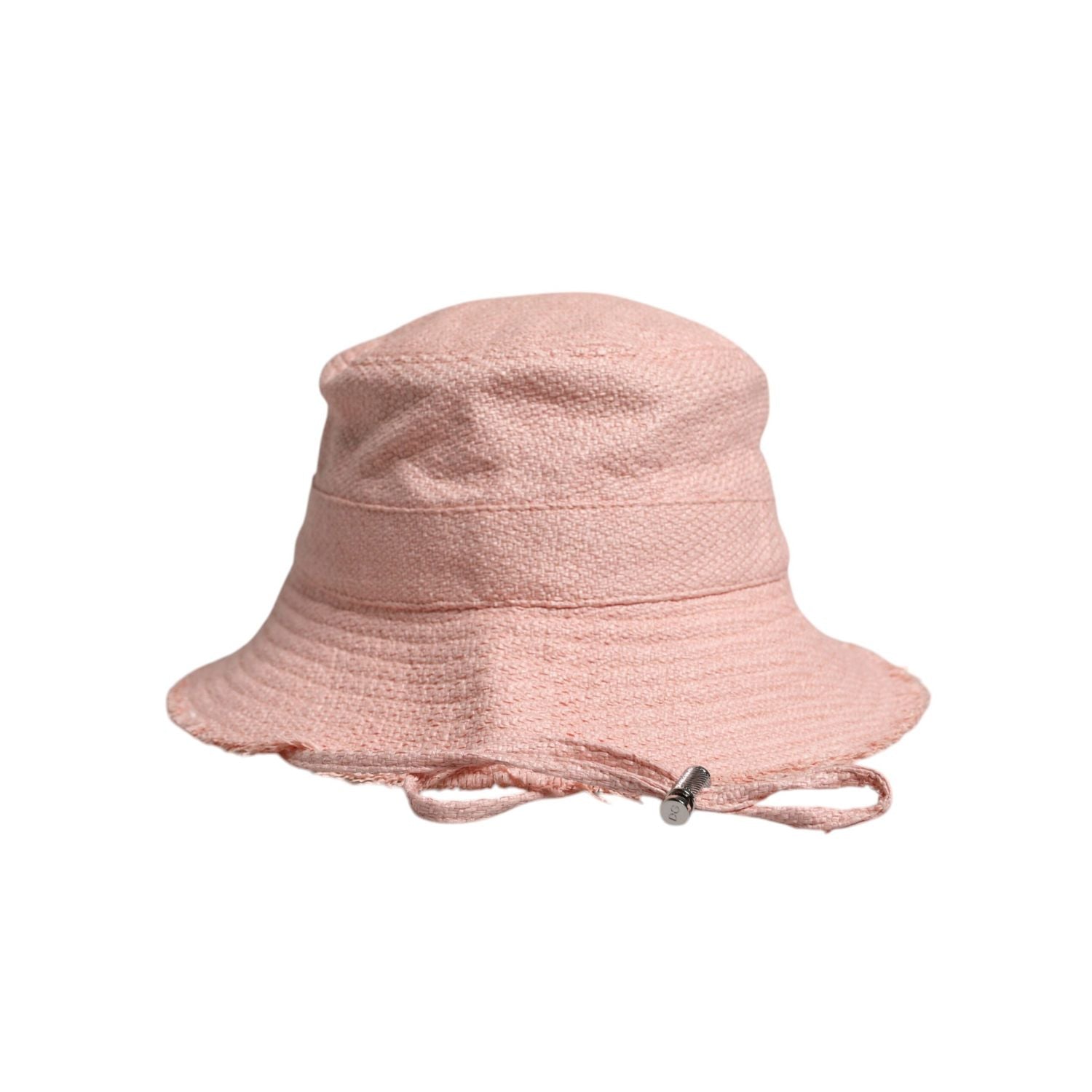 Dolce & Gabbana Pink Cotton Wide Brim Bucket Hat