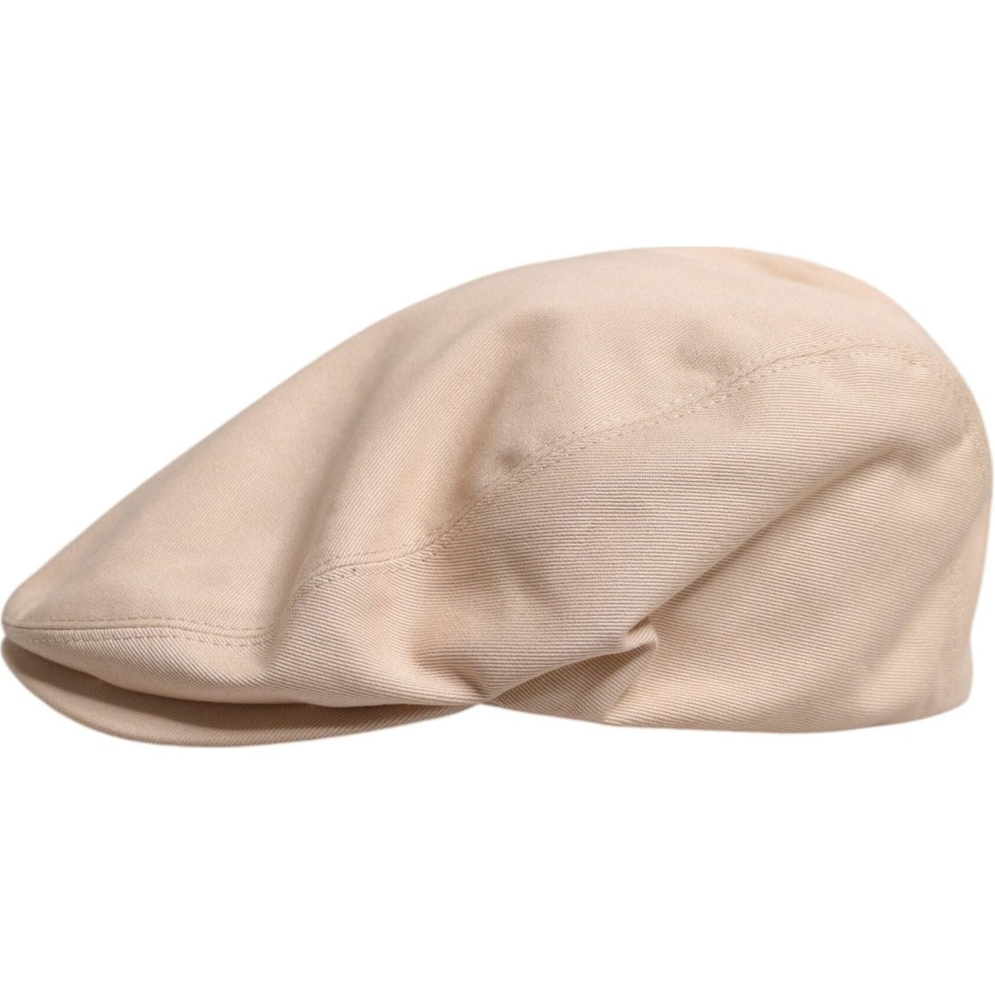 Dolce & Gabbana Beige Cotton Newsboy Capello Cabbie Hat HAT9778-60