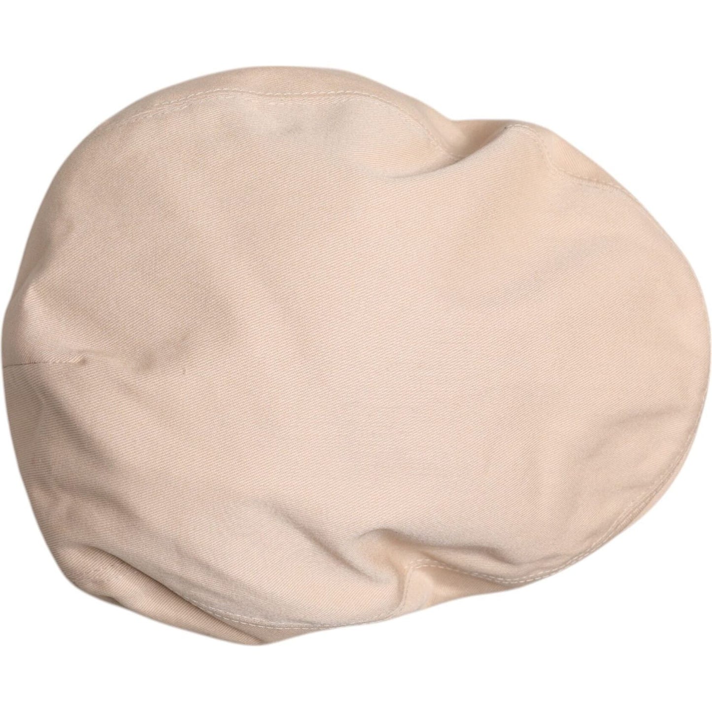 Dolce & Gabbana Beige Cotton Newsboy Capello Cabbie Hat HAT9778-60