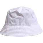 Dolce & Gabbana White Cotton Wide Brim Bucket Hat HAT9779-59