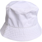 Dolce & Gabbana White Cotton Wide Brim Bucket Hat HAT9779-59