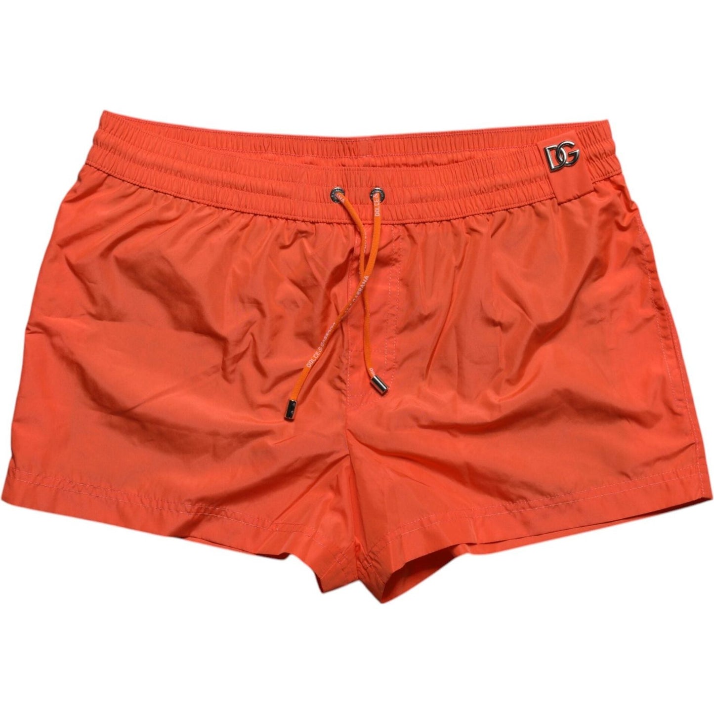 Dolce & Gabbana Orange Polyester Beachwear Shorts 2Pc Swimwear