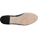 Dolce & Gabbana Black Taormina Lace Slip On Flats Shoes LA12501-40