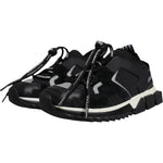 Dolce & Gabbana Black Mesh Sorrento Trekking Sneakers Shoes LA12534-38.5
