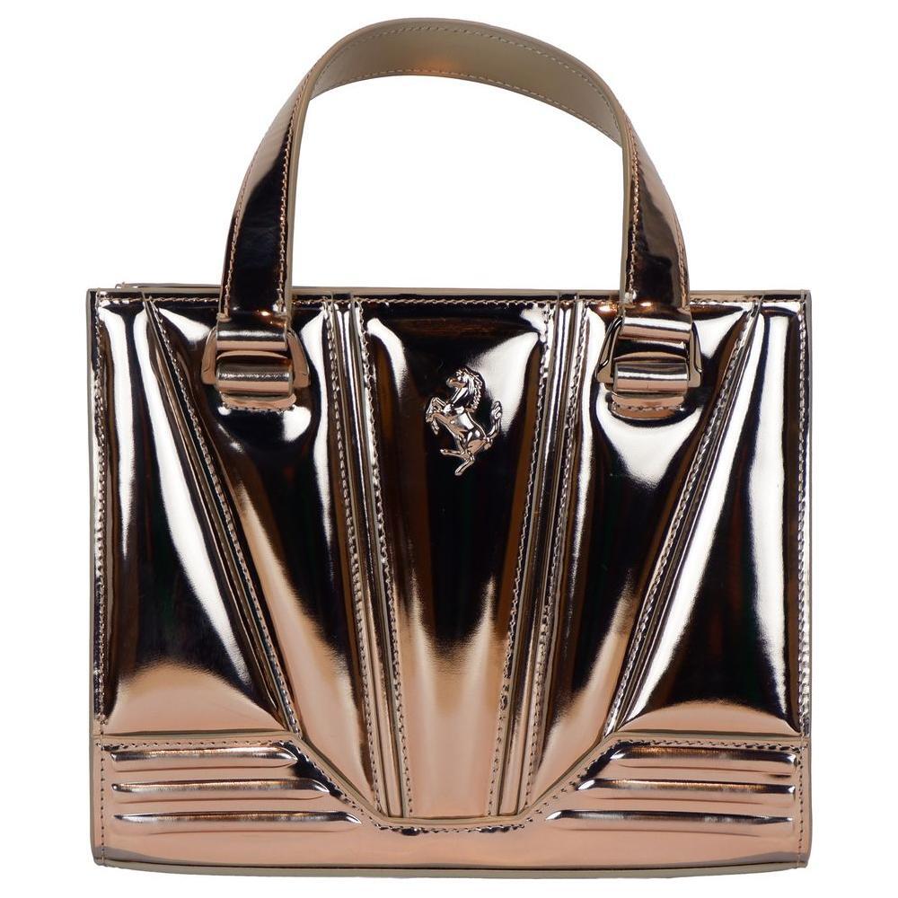 Front view with bag zipped and handles upright.