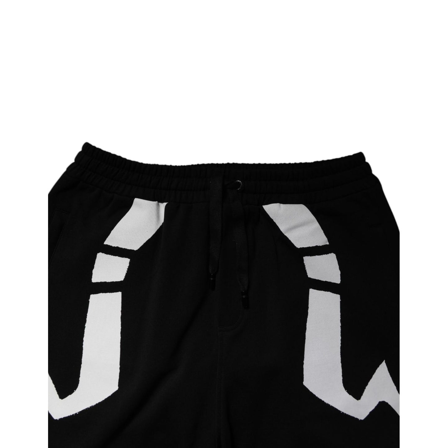 Dolce & Gabbana Black Logo Cotton Jogger Sweatpants Pants