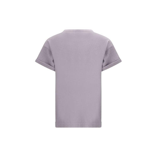 Brunello Cucinelli cashmere glitter T-shirt BR-M41810000C9101-XXL