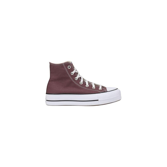 Converse Chuck Taylor All Star Lift purple fabric sneaker for women, featuring a lifted sole and classic design.