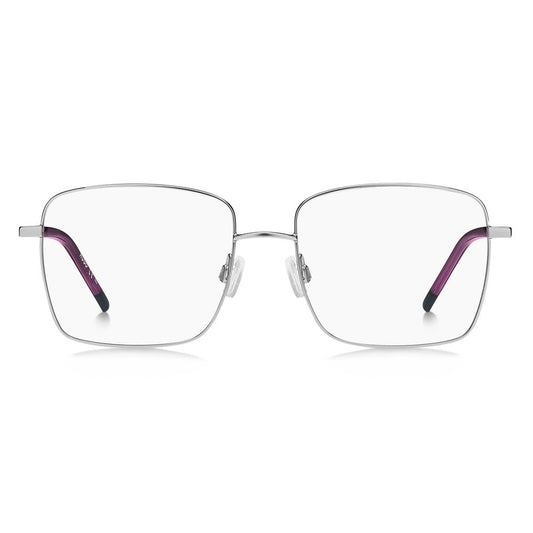 Hugo Boss Silver Metal Frames, women's glasses model HG-1217-B6B in matte silver, size 54/17/140mm, made of metal.