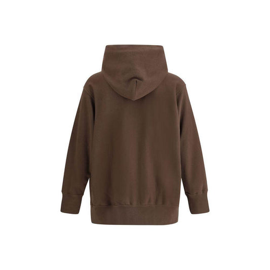 Undercover Hoodie with double zipper UN-UC1E4811BROWN-M