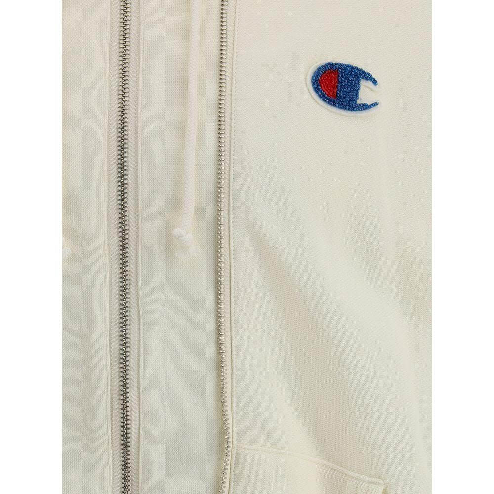Undercover Hoodie with double zipper UN-UC1E4811IVORY-M