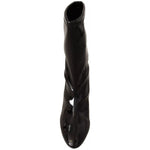 Stuart Weitzman Black Patent Leather High Heels Boots Shoes LA9472-37