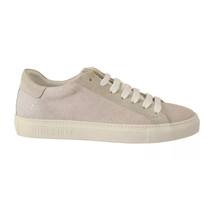 HIDE & JACK Off White Low Top Lace Up Sneakers Shoes