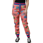 Dolce & Gabbana Pink Logo Monogram Jogger Sweatpants Pants PAN74936-36