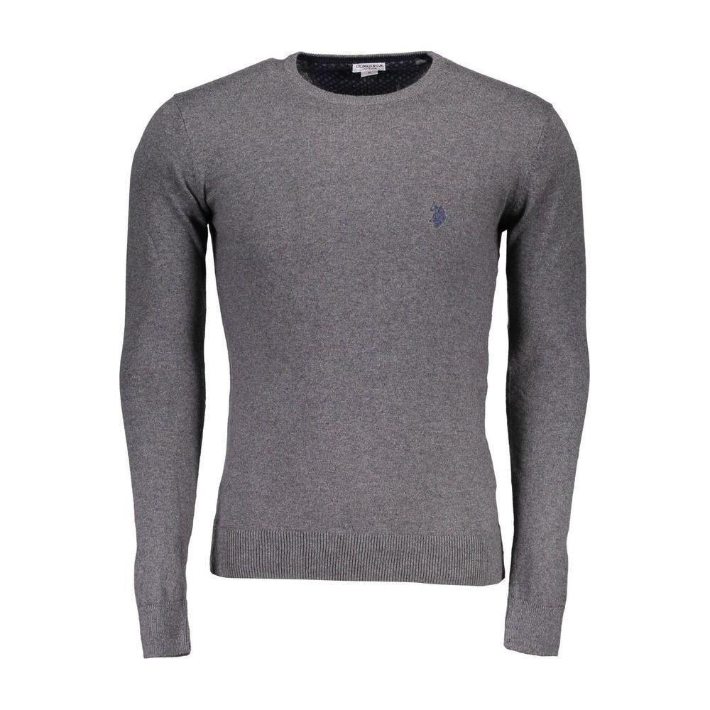 U.S. POLO ASSN. Gray Cotton Men Sweater