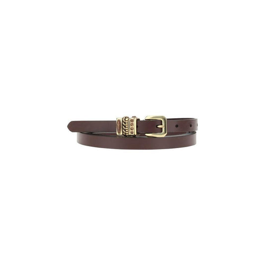 Etro Double Leather Belt ET-WP3B0037AP317R2723-90 CM / 36 INCHES