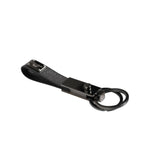 Dolce & Gabbana Brown Leather DG Plaque Double Keyring Holder Keychain SMY10449