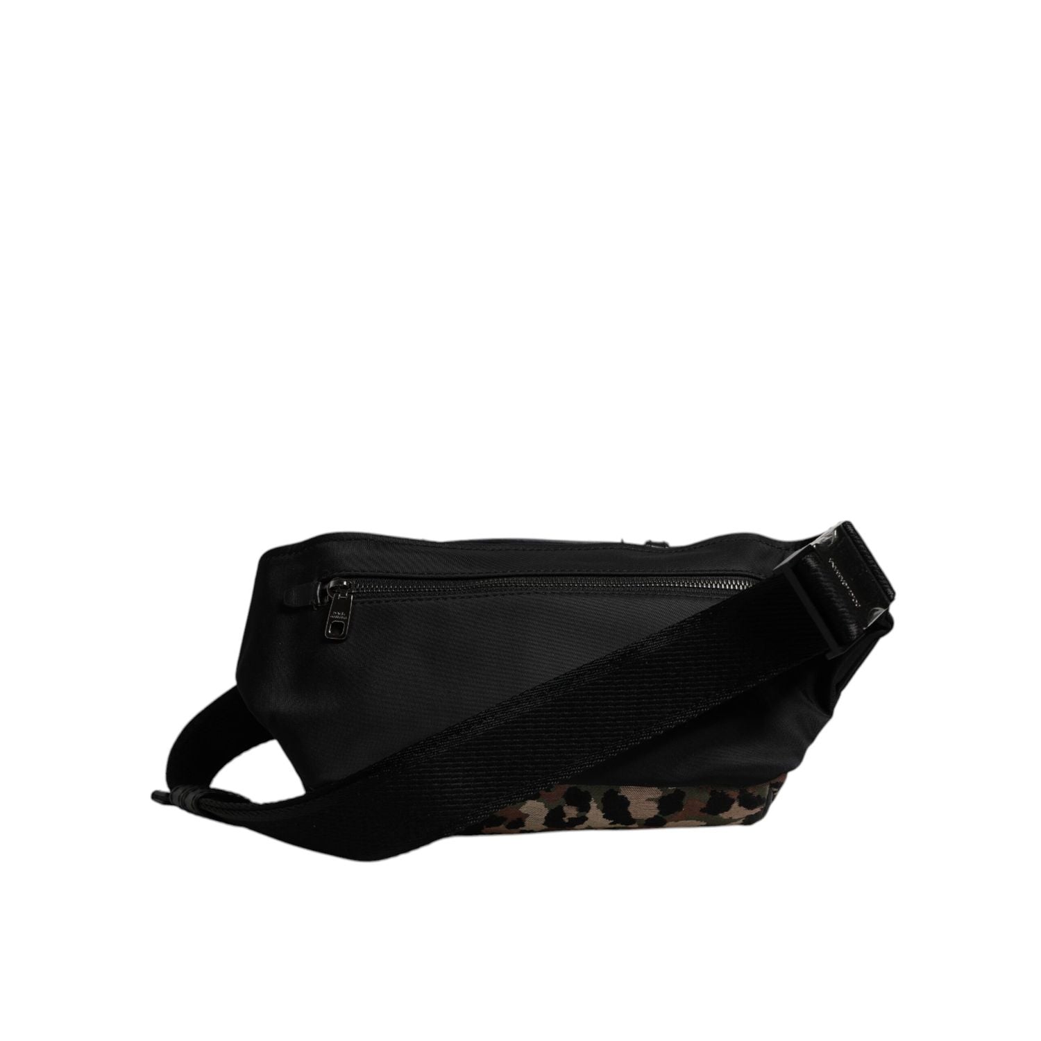 Dolce & Gabbana Multicolor Leopard DG Logo Belt Waist Fanny Pack Bag