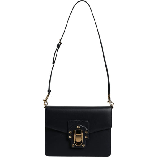 Dolce & Gabbana Black Calfskin Leather Shoulder Strap Bag BAG4306